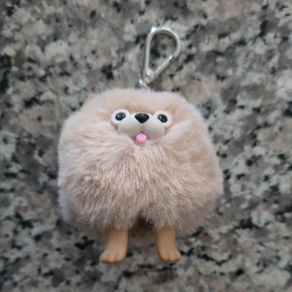 Cute Fluffy Dog Pocketbac Holder